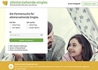 Alleinerziehende-Singles Screenshot